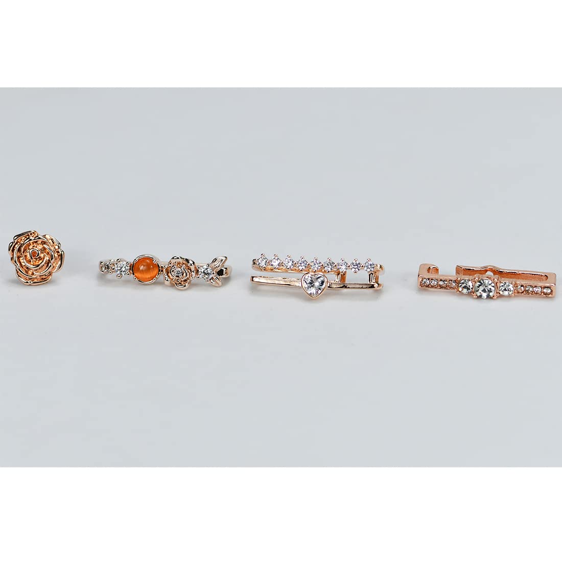 Watch Band Charms, Decorative Rings Loops Charms Compatible with Apple Silicone Watch Bands for Women 49mm 45mm 44mm 42mm 41mm 40mm 38mm , Metal Jewelry Watch Band Accessories Charms for iwatch band Series se 9 8 7 6 5 4 3 2 1 Samsung Galaxy watch 5/Pro/4