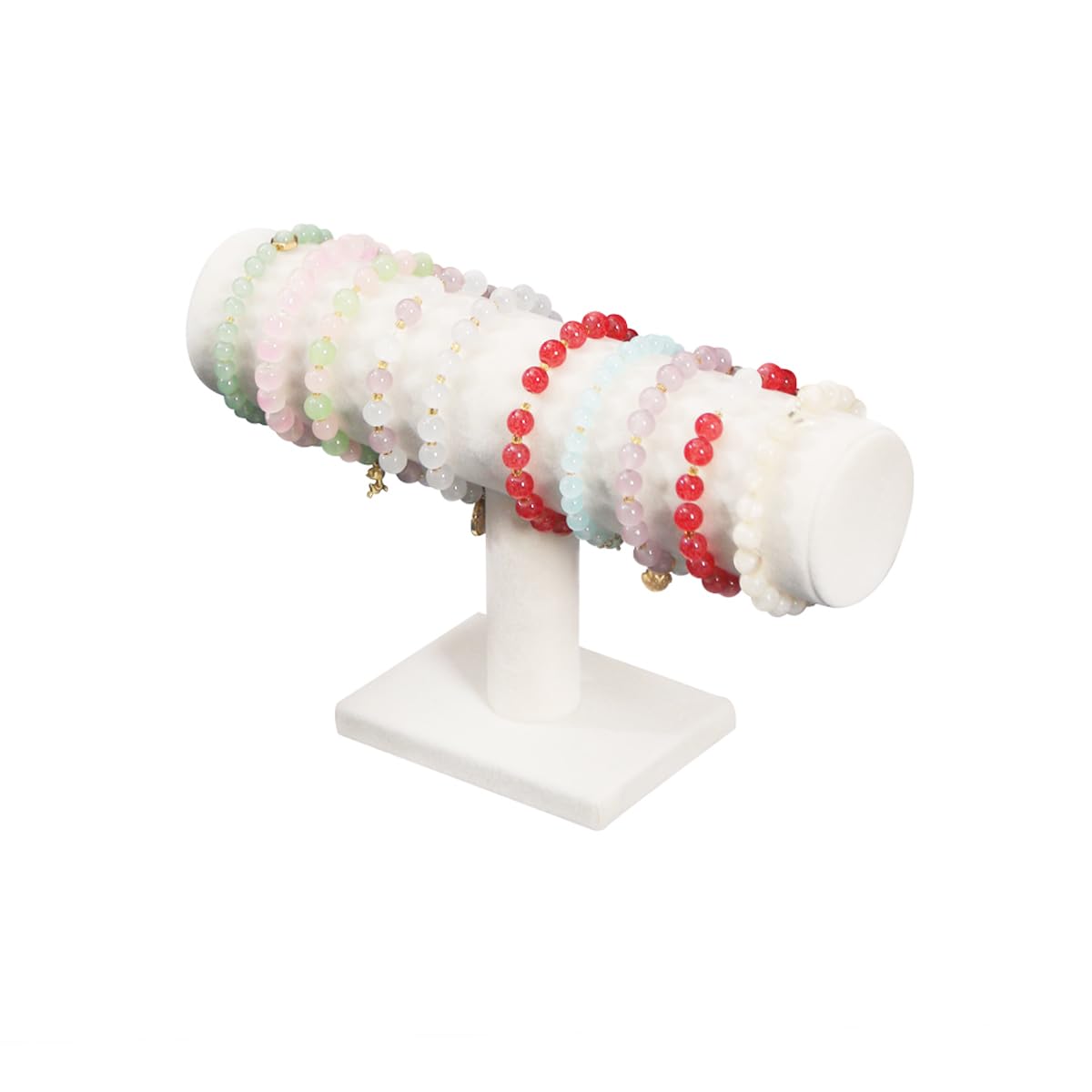 Coward Bracelet Holder Organizer for Show Jewelry Display Boutique Watch Stand for Selling Organization Storage (Detachable Back Velvet)