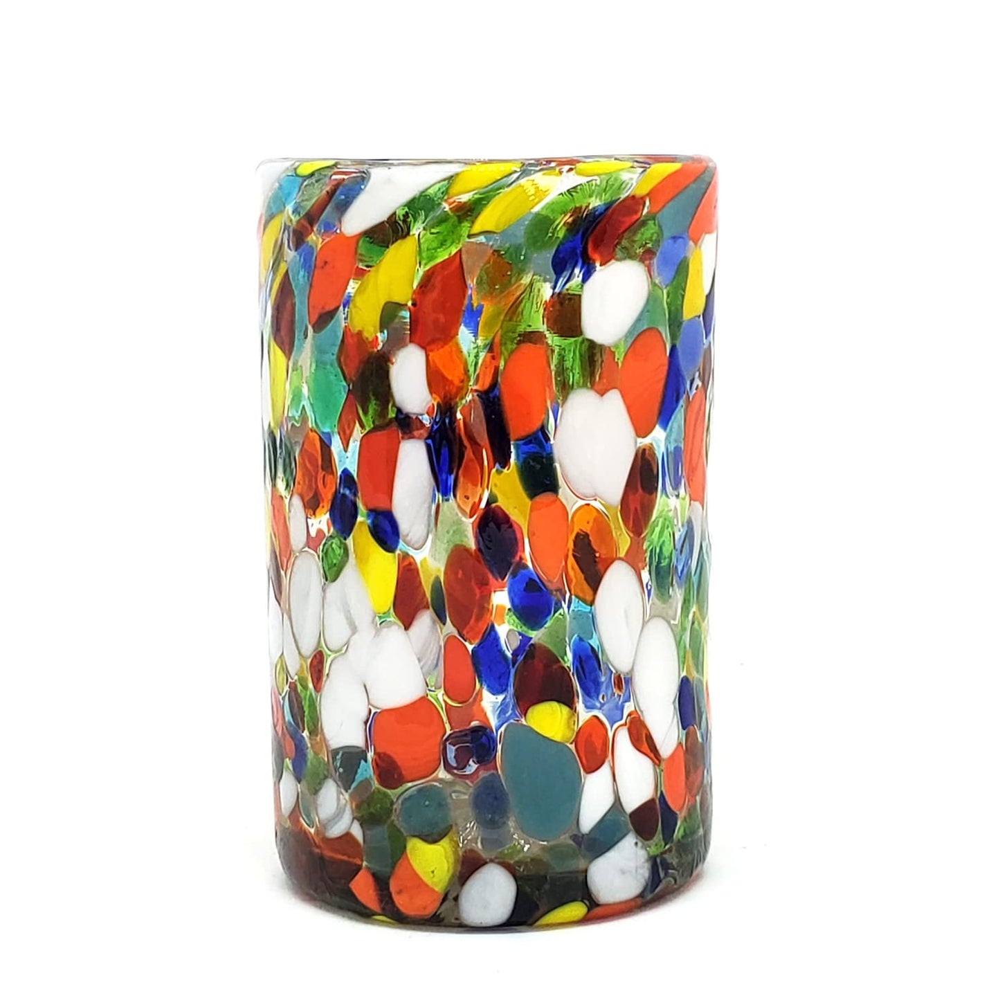 Confetti Rocks 120 oz Pitcher and 6 Drinking Glasses set, Recycled Glass, Lead-free, Toxin-Free (Pitcher & Glasses)