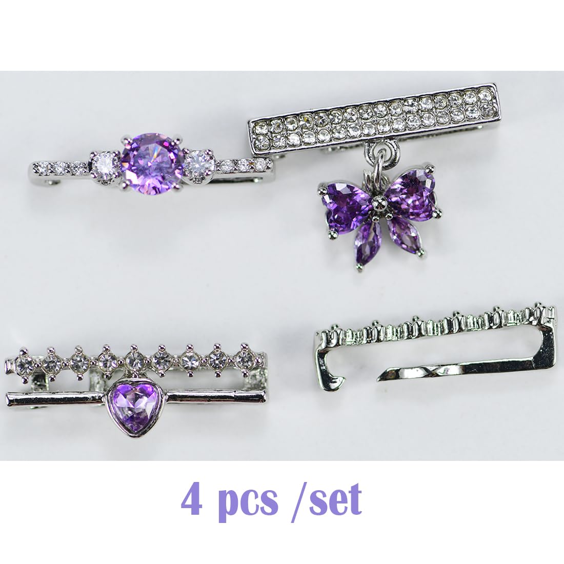 Watch Band Charms, Decorative Rings Loops Charms Compatible with Apple Silicone Watch Bands for Women 49mm 45mm 44mm 42mm 41mm 40mm 38mm , Metal Jewelry Watch Band Accessories Charms for iwatch band Series se 9 8 7 6 5 4 3 2 1 Samsung Galaxy watch 5/Pro/4