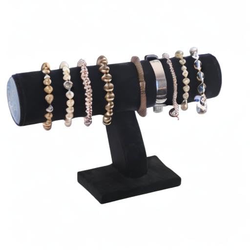 Coward Bracelet Holder Organizer for Show Jewelry Display Boutique Watch Stand for Selling Organization Storage (Detachable Back Velvet)