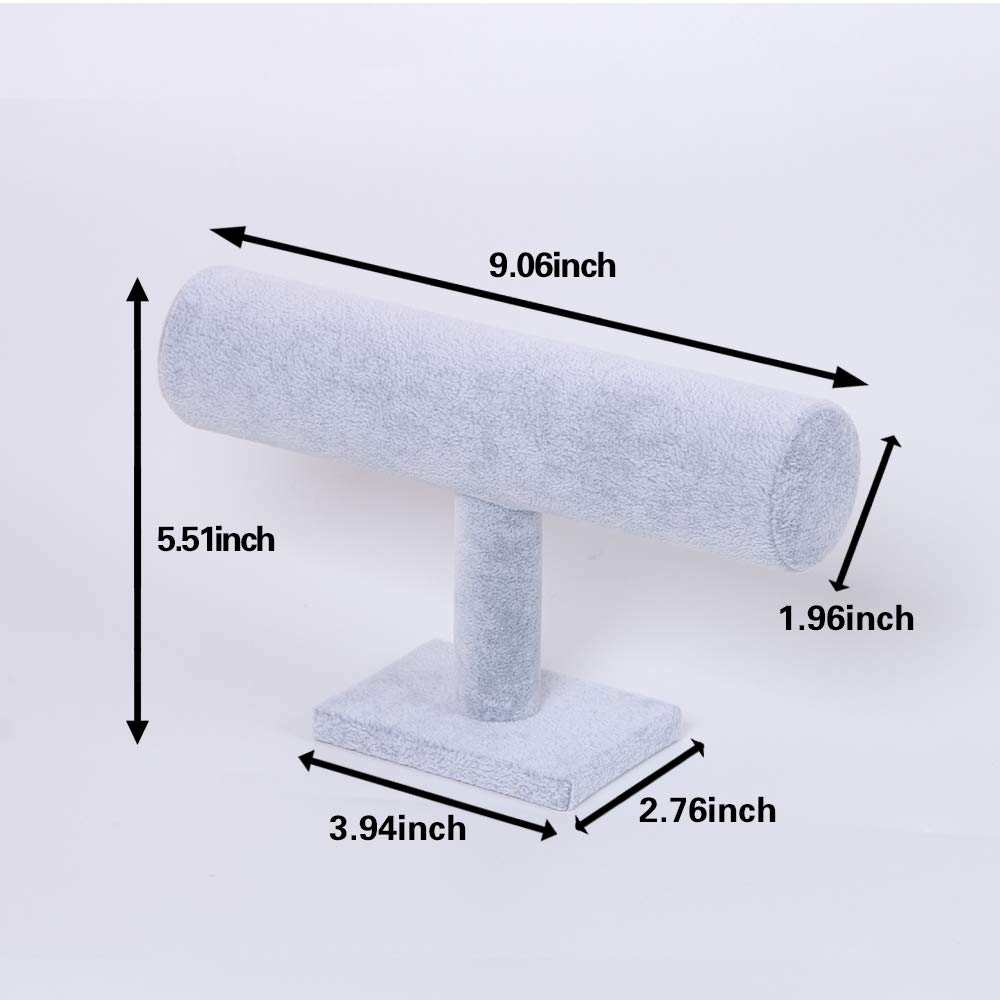 Coward Bracelet Holder Organizer for Show Jewelry Display Boutique Watch Stand for Selling Organization Storage (Detachable Back Velvet)