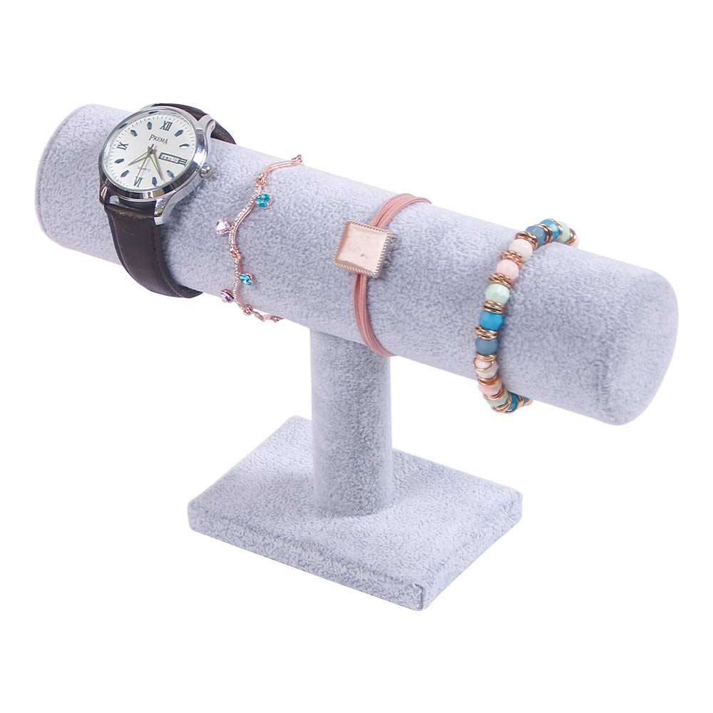 Coward Bracelet Holder Organizer for Show Jewelry Display Boutique Watch Stand for Selling Organization Storage (Detachable Back Velvet)
