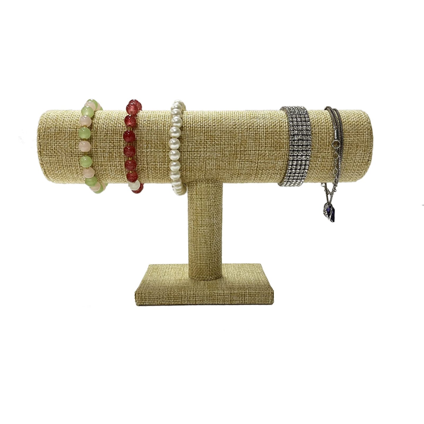 Coward Bracelet Holder Organizer for Show Jewelry Display Boutique Watch Stand for Selling Organization Storage (Detachable Back Velvet)
