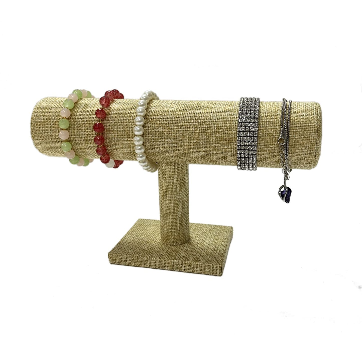 Coward Bracelet Holder Organizer for Show Jewelry Display Boutique Watch Stand for Selling Organization Storage (Detachable Back Velvet)